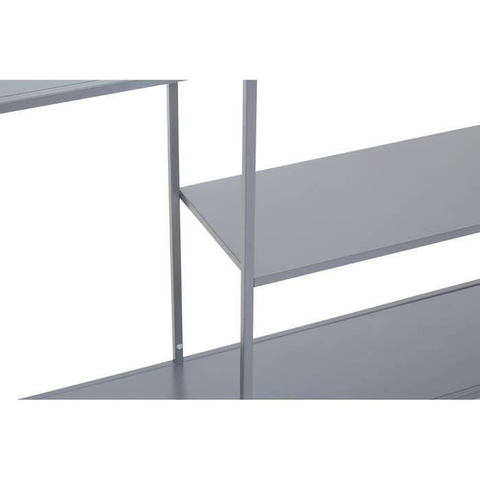 Grey Metal Shelf Unit Console Table