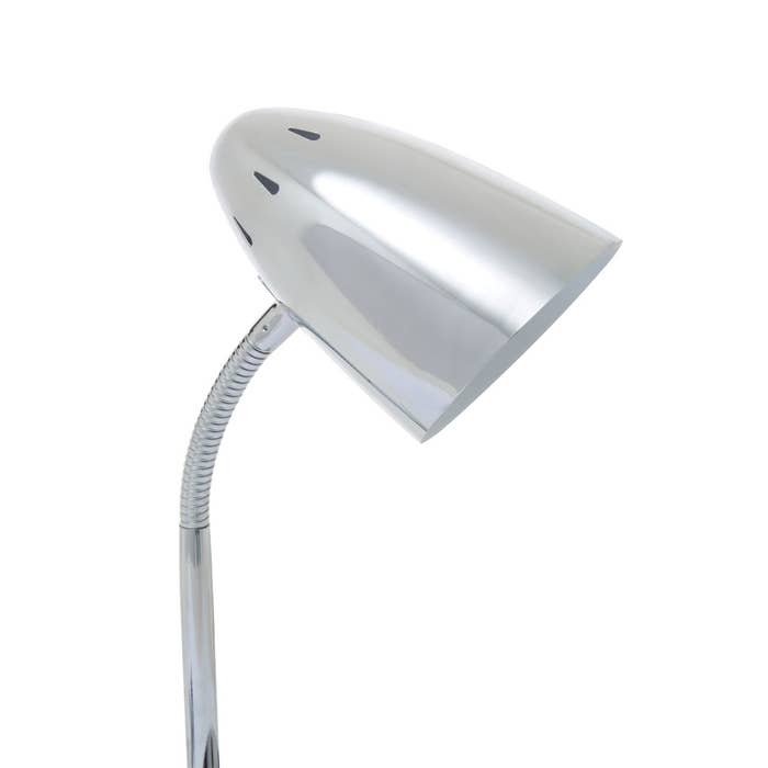 Essential Flexible Metal Desk Lamp with Circular Base