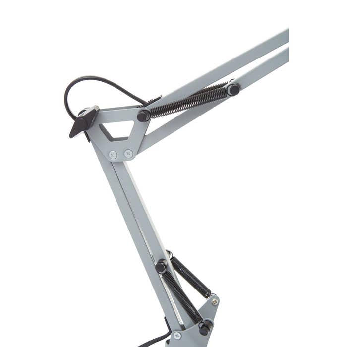 Matte Grey Metal Studio Design Adjustable Desk Table Lamp