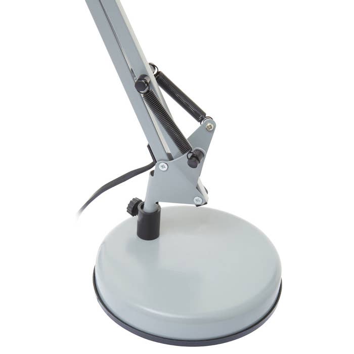 Matte Grey Metal Studio Design Adjustable Desk Table Lamp
