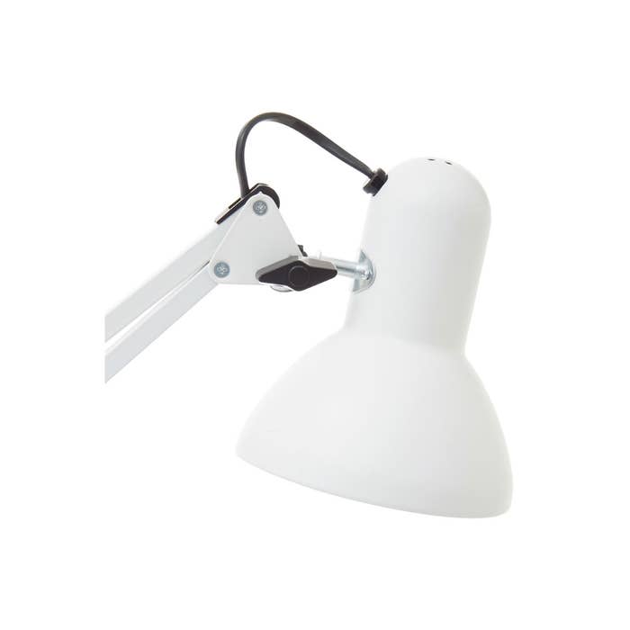 Matte White Metal Studio Design Adjustable Desk Table Lamp