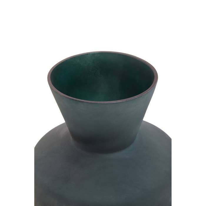 Green Ombre Small Glass Vase