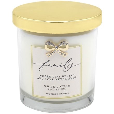 Boutique Family Life Candle with Gold Lid - 200ml