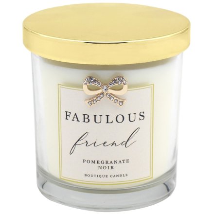 Boutique Fabulous Friend Scented Candle with Gold Lid - 200ml