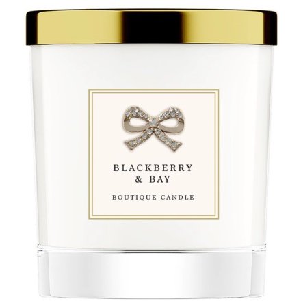 Boutique Blackberry & Bay Scented Candle with Gold Lid - 200ml