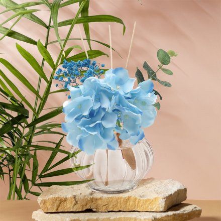 Hydrangea Diffuser Mini Blue Hydrangea Room Diffuser 200ml | Modern Home Interiors