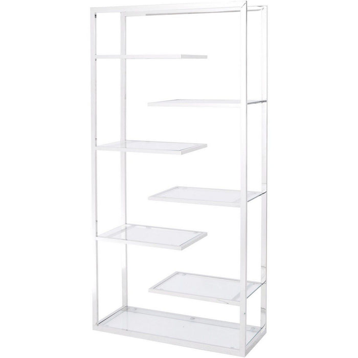 Linton Stainless Steel And Glass Display Unit