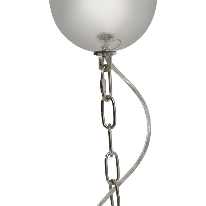 Niagara Silver Chain 12 Light Pendant Lamp Medium