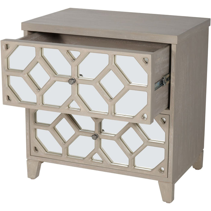 Campbell 2 Drawer Side Table