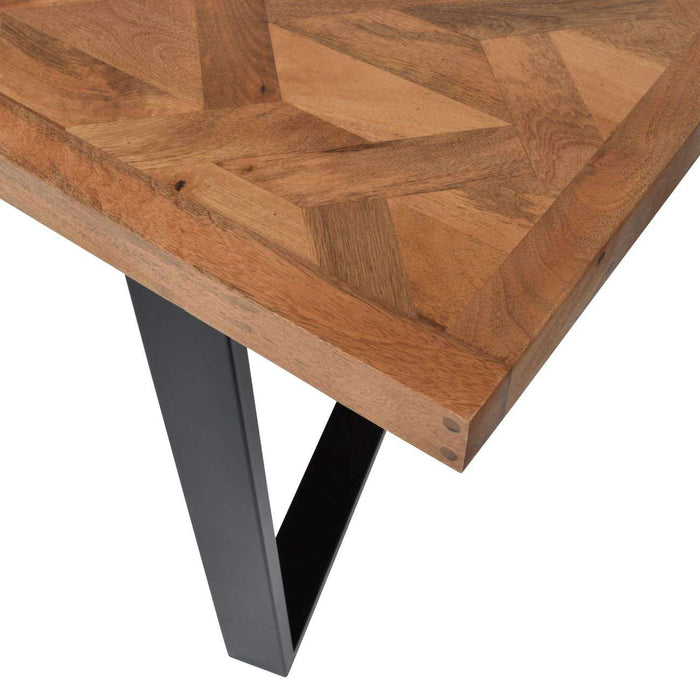 Marston II Geometric Wooden Dining Table 220cm