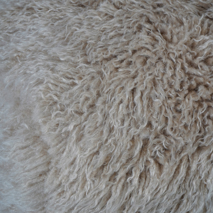 Wallace Faux Sheepskin Occasional Chair on Swivel Base