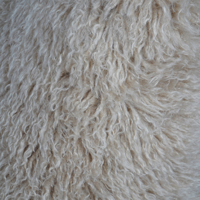 Wallace Faux Sheepskin Occasional Chair on Swivel Base