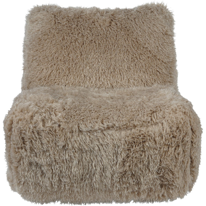 Wallace Faux Sheepskin Occasional Chair on Swivel Base