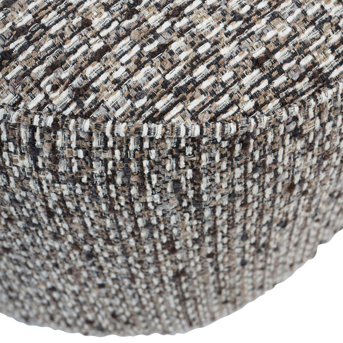 Roehampton Textured Slub Swivel Chair Mocha