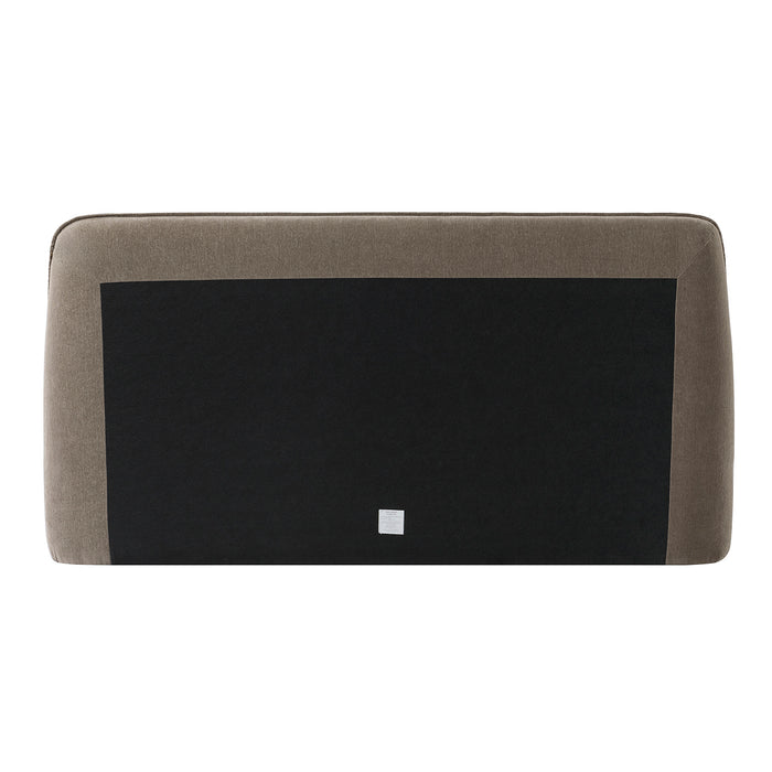 Darley Upholstered 5′ King Sized bed frame in Soft Brown