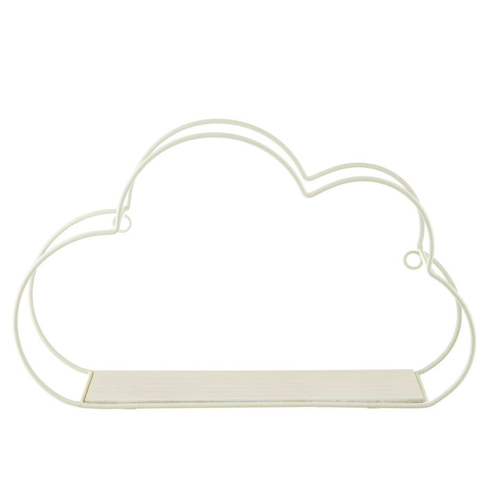 Minimalist White Cloud Shelf