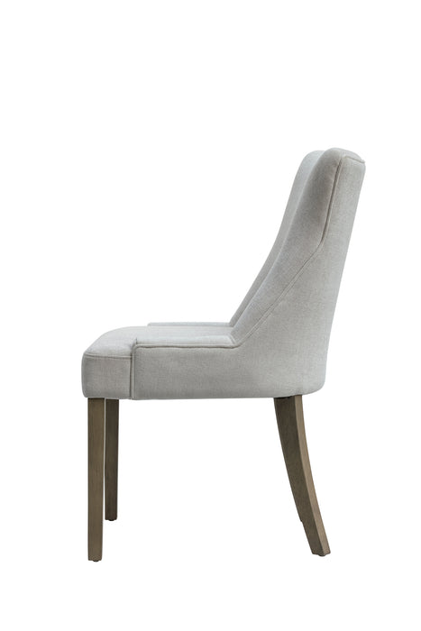 Blockley Dining Chair | Clay Chenille with Aged Oak Legs
