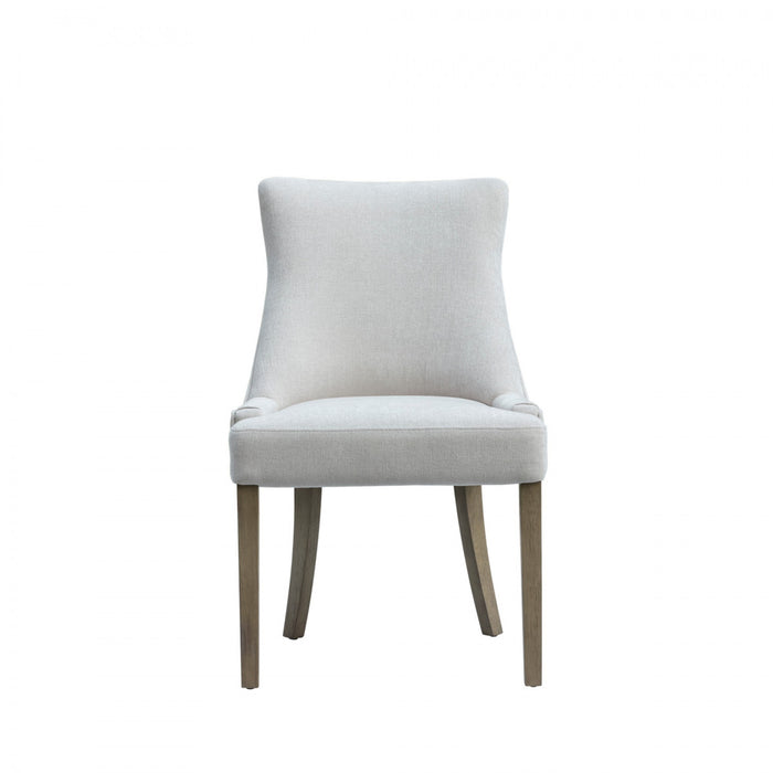 Blockley Dining Chair | Clay Chenille with Aged Oak Legs
