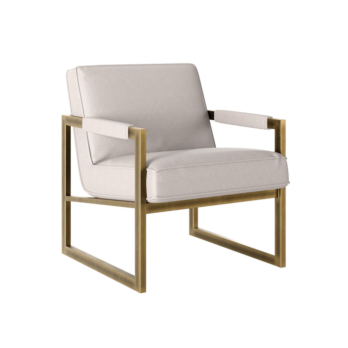Mickleton Club Chair | Clay Chenille with Bronze Frame