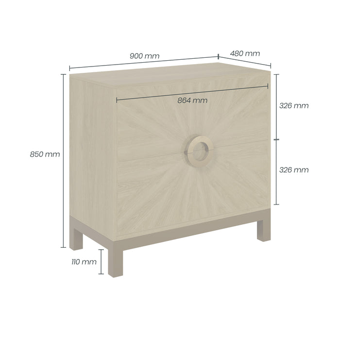 Easton Chest Of Drawers | 2 Drawers