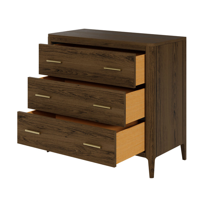 Abberley Chest of Drawers | Brown 3 Drawers