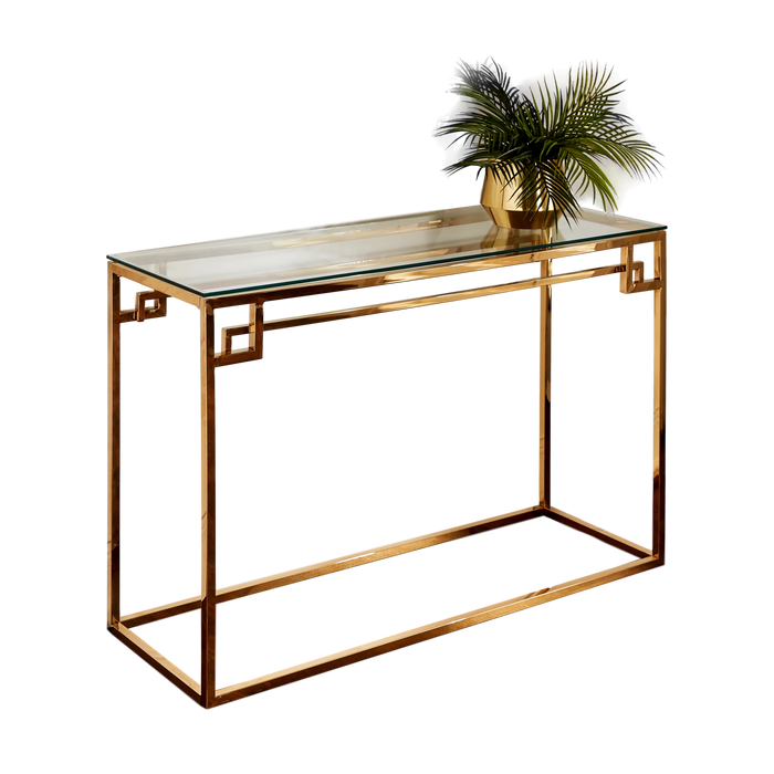 Cesar Gold Console Table