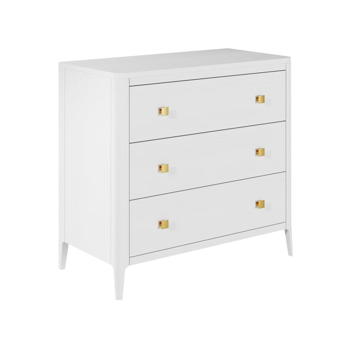 Abberley Chest of Drawers | White 3 Drawers