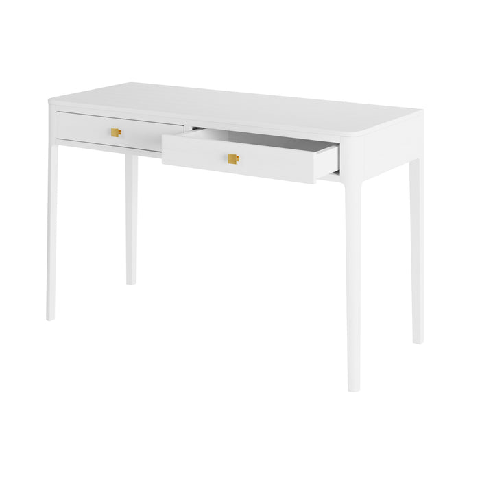 Abberley Desk | White 2 Drawer