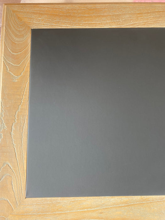 Large Rustic Cedar Wood Writing Desk with Cupboards