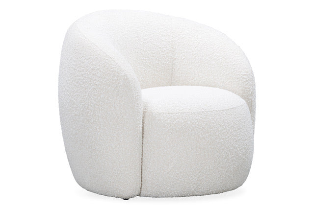 Bighton Club Chair | Off White Boucle Fabric