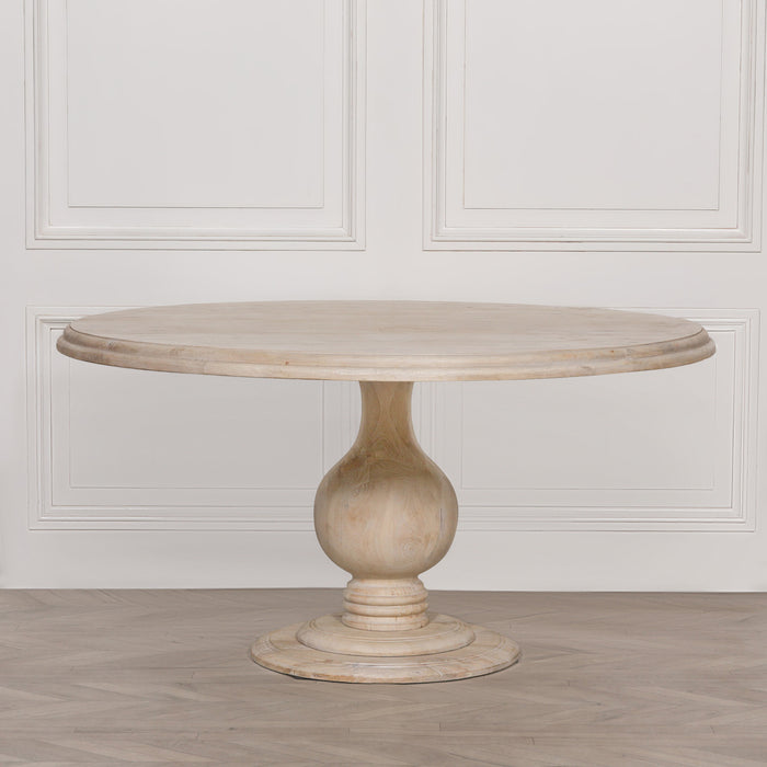 Wooden Round Dining Table 152cm