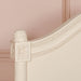 Aged Mahogany Wood Ivory Single Bed Frame - Modern Home Interiors