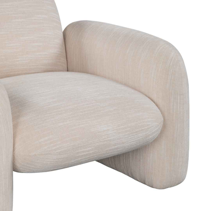 Logan Cream Fabric Armchair