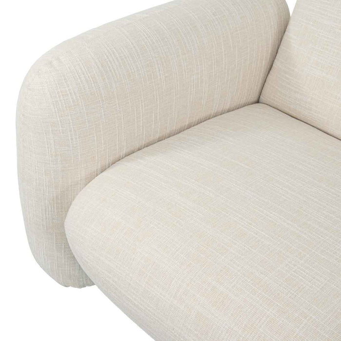 Logan Cream Fabric Sofa