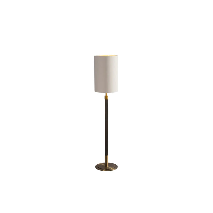 Tirso Table Lamp with Light and Dark Antique Brass Metal