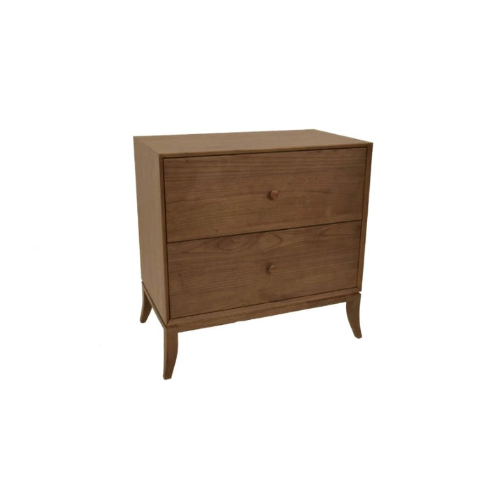 Jensen 2 Drawer Chest Bedside Table Nightstand