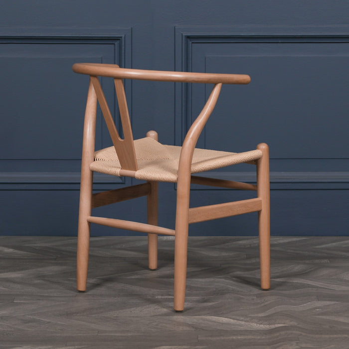 Wishbone Natural Wooden Dining Chair