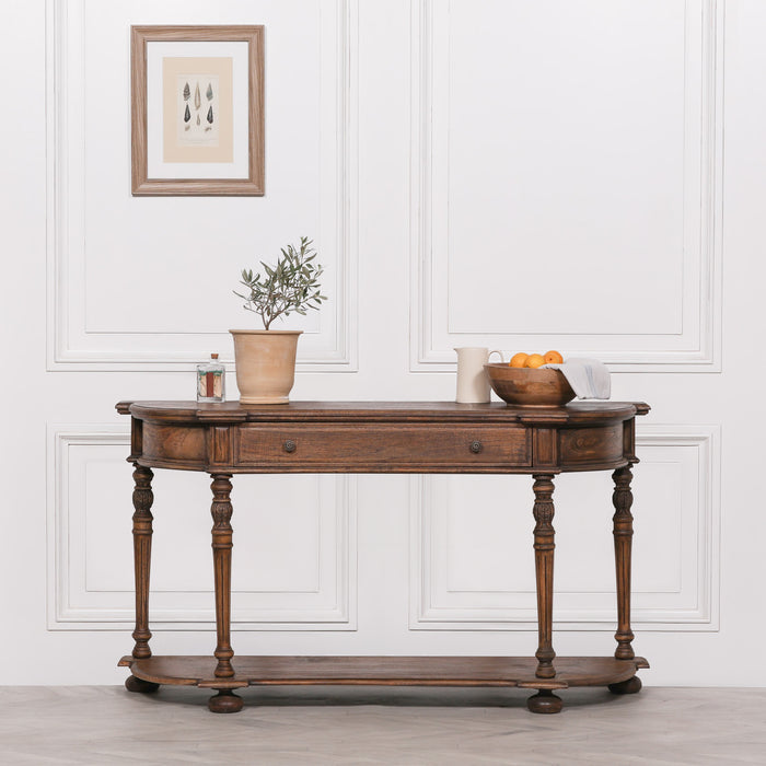 Rustic Wooden Console Table 151cm