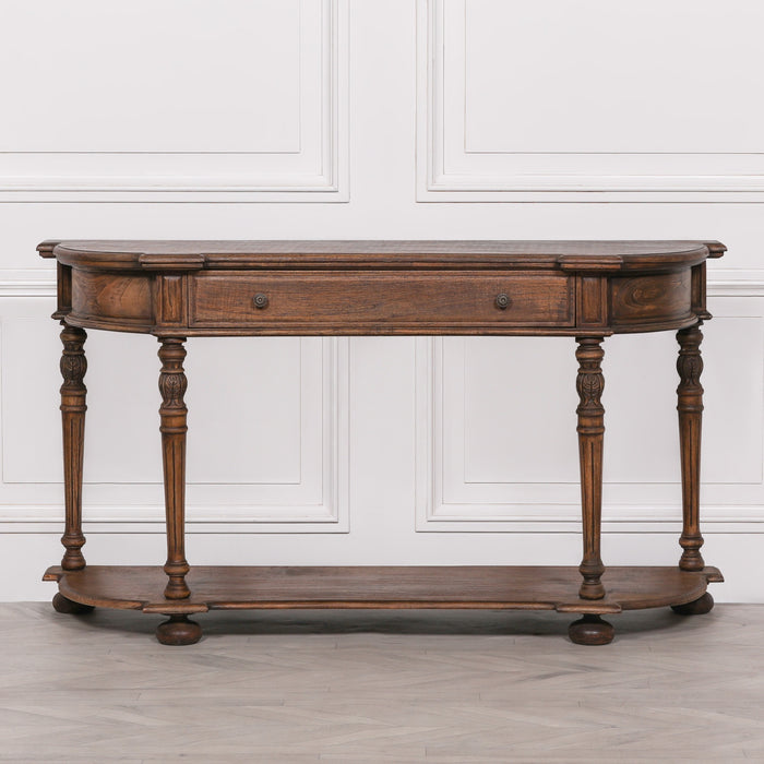 Rustic Wooden Console Table 151cm