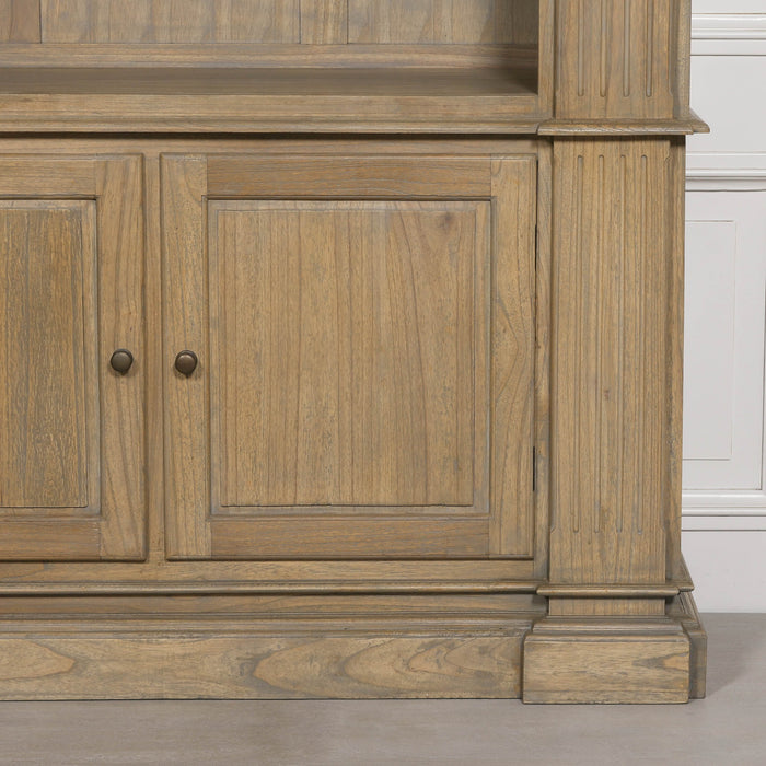 Large Rustic Open Bookcase - Modern Home Interiors