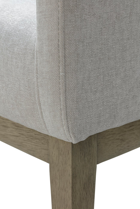 Wolford Dining Chair | Clay Chenille with Aged Oak Legs