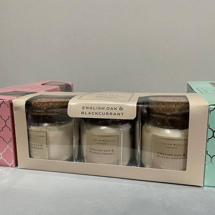 Elizabeth Williams London Home Fragrance Pastel Set of 3 Candles Gift Set