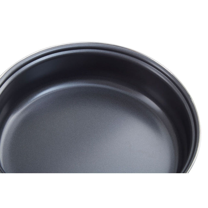 5 Piece Carbon Steel Dark Silver Cookware Set