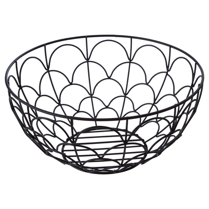 Vertex Deco Fruit Basket - Matte Black