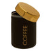 Liberty Black Enamel Coffee Canister - Modern Home Interiors