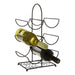 Vertex Black Powder Coat 6 Bottle Wine Rack - Modern Home Interiors