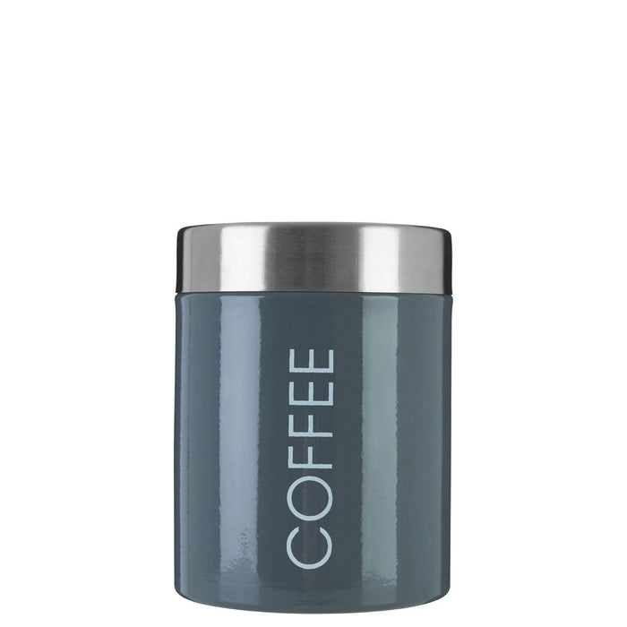 Liberty Grey Enamel Coffee Canister - Modern Home Interiors