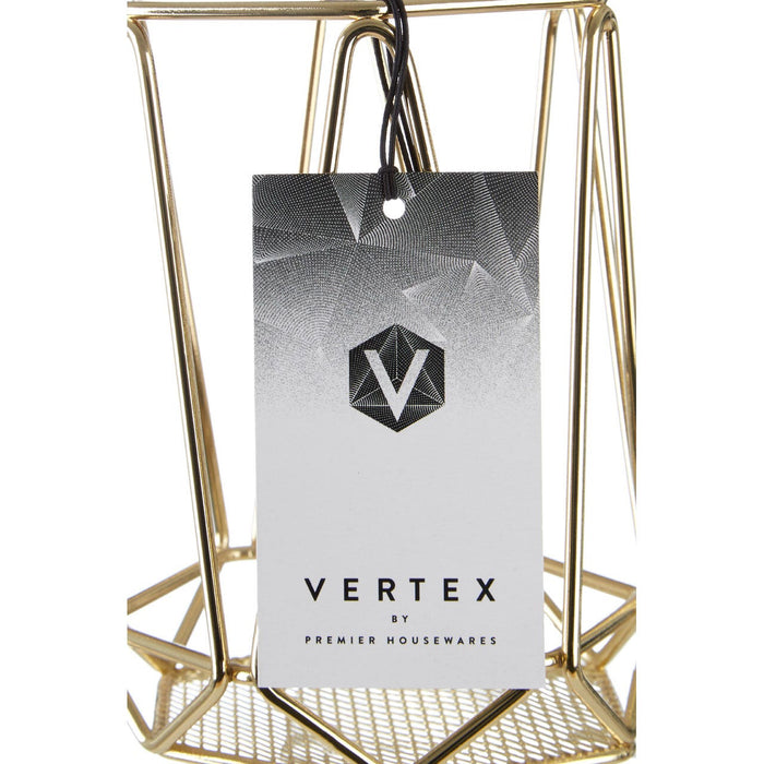 Vertex Gold Finish Utensil Holder - Modern Home Interiors