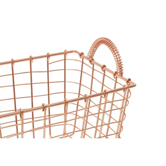 Vertex Rectangular Basket - Copper
