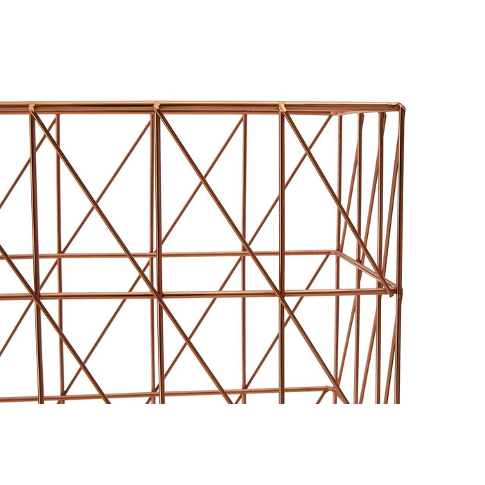 Vertex Cross Wire Storage Basket - Copper